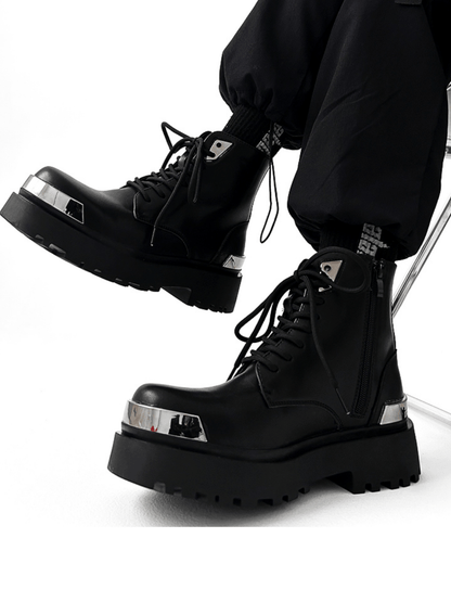High-top Motorcycle Leather Work Boots st2126