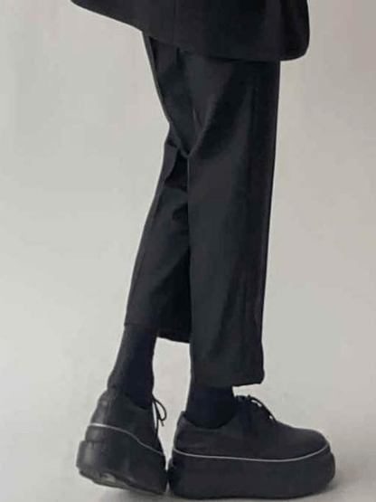 [David&me] Center Press Ankle Slacks st1019