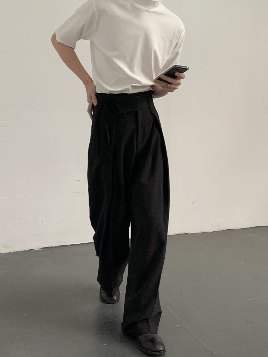 [MION] waist engineered track pants st1749