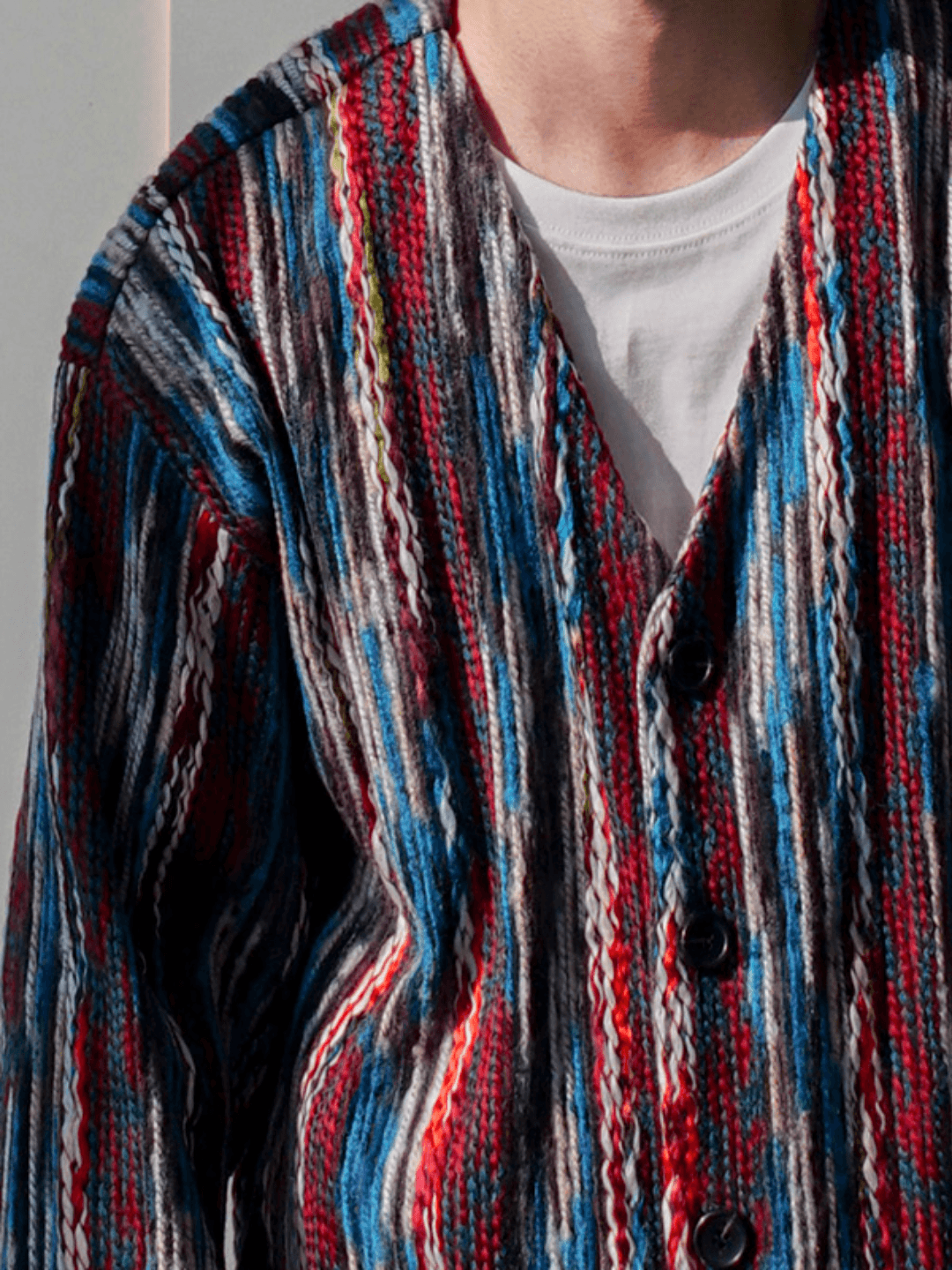 [MRCYC] Middle Color Design Cardigan ST1528