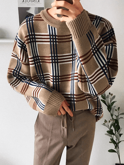 [MRCYC] Plaid Overknit st1623