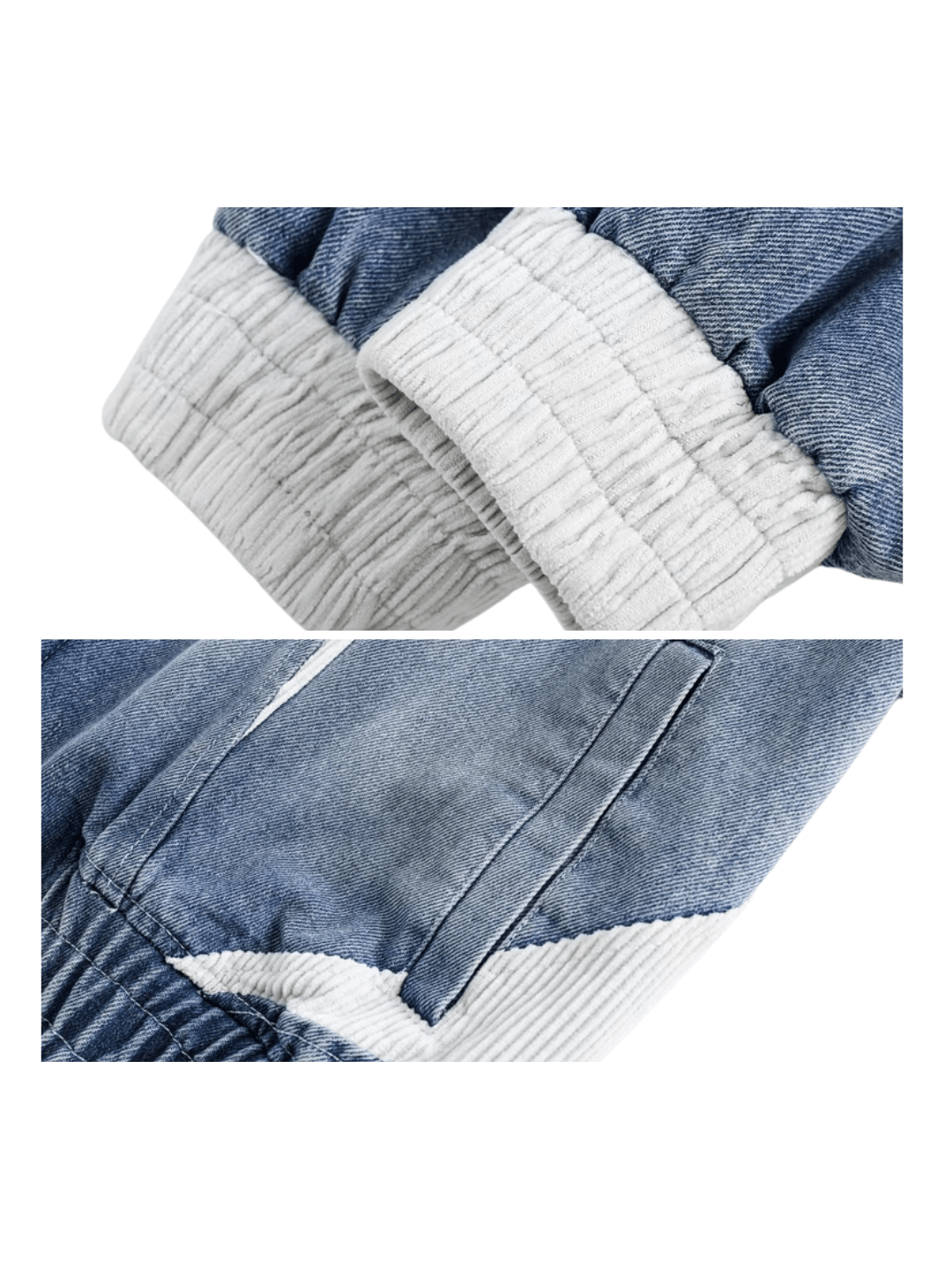 [XPKAEAX] denim loose trend white jacket st1906