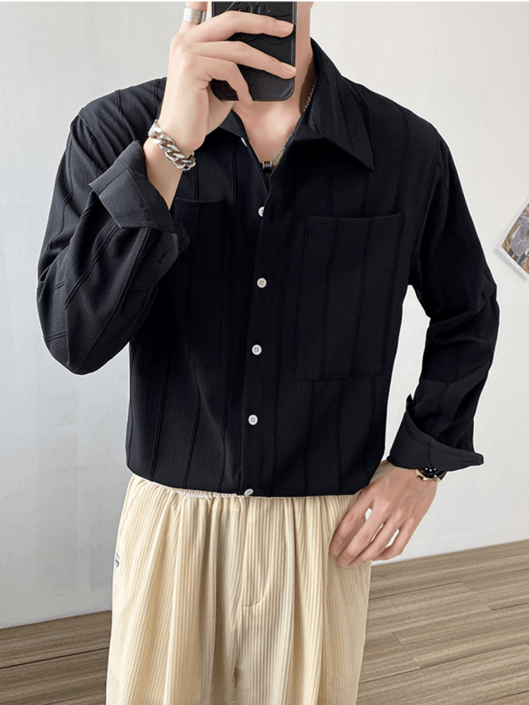 [DAZIONSED] Simple casual shirt ST1100
