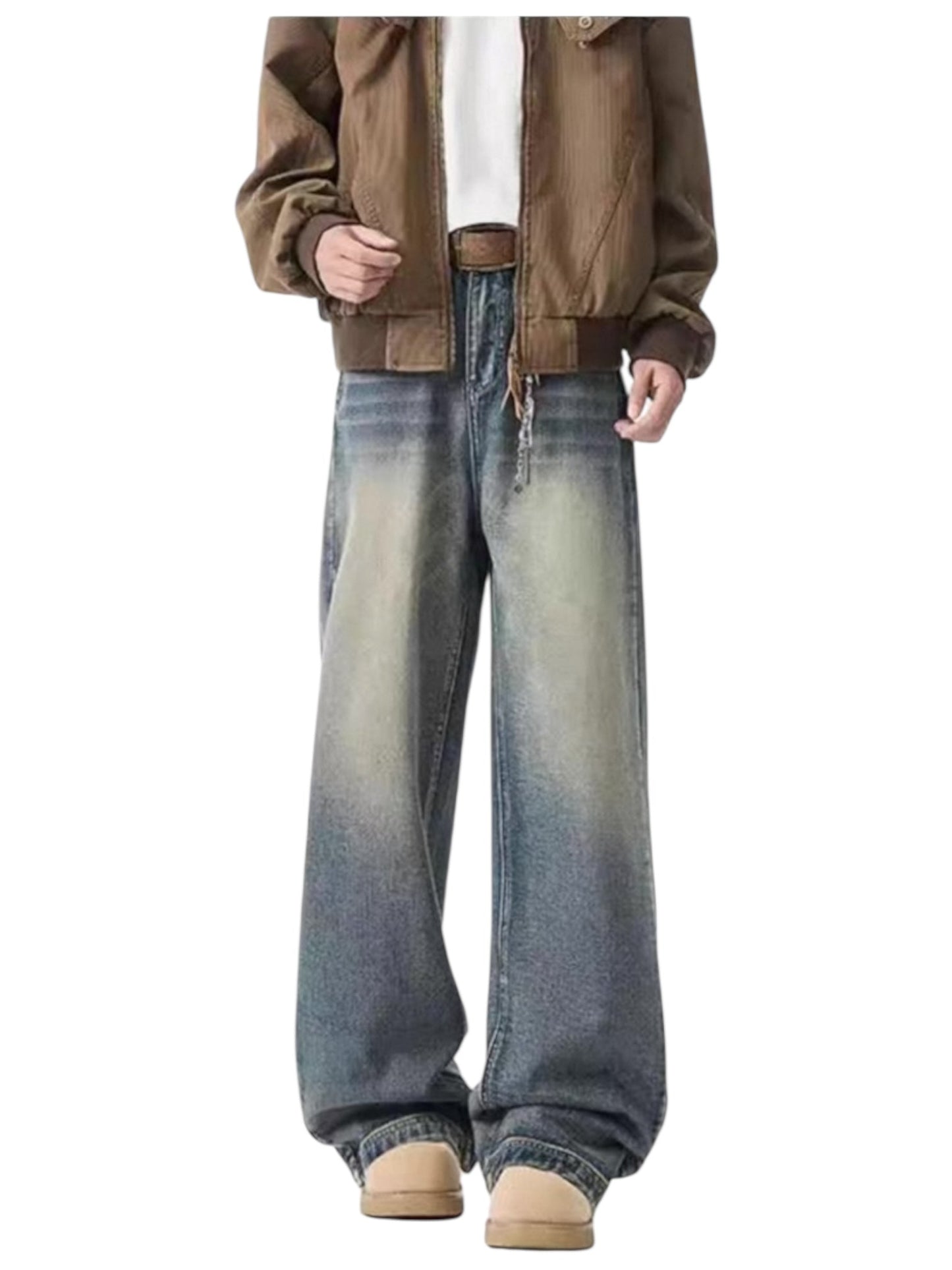 [xhhx] DIRTY FLARE-CUT JEANS st5042