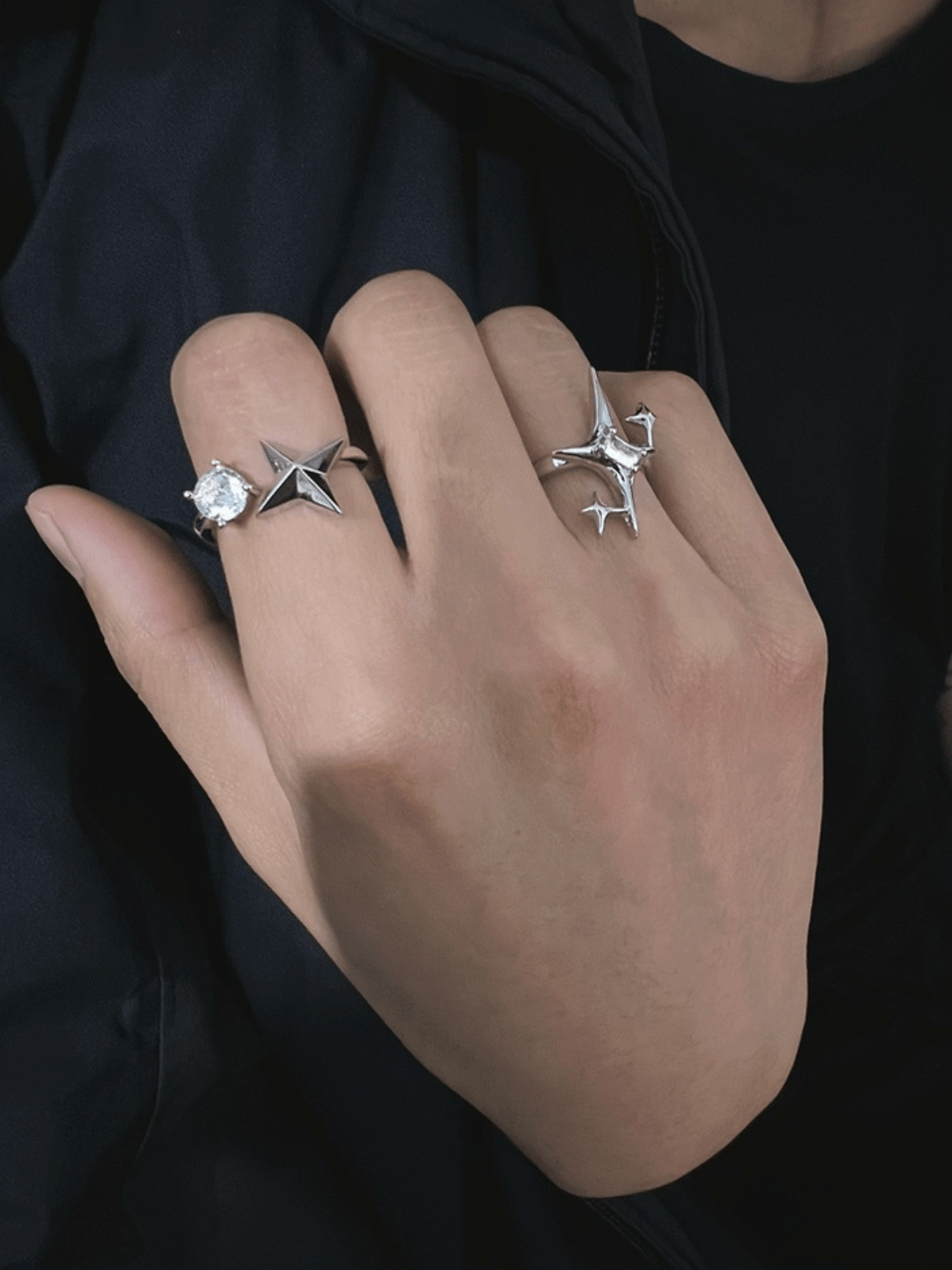 [CHEALIMPID] Sparkling Diamonds Design Rings st1872