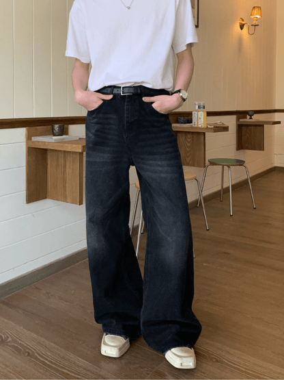 [ONELYC1NS] Whiskered Denim Pants st2095