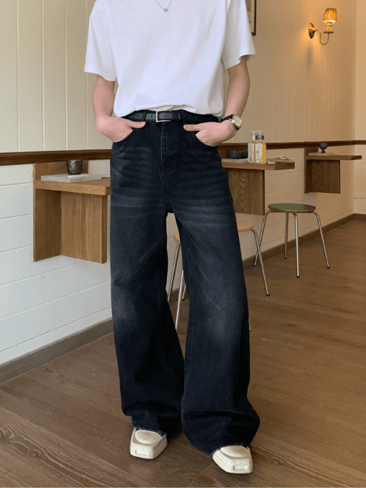 [ONELYC1NS] Whiskered Denim Pants st2095
