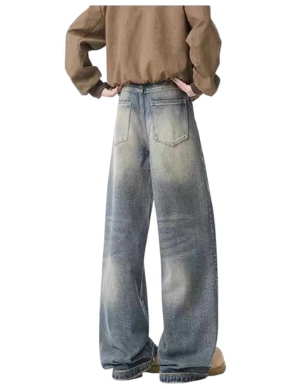 [xhhx] DIRTY FLARE-CUT JEANS st5042