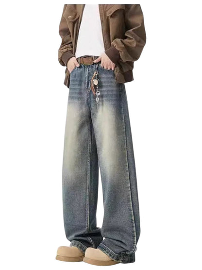 [xhhx] DIRTY FLARE-CUT JEANS st5042