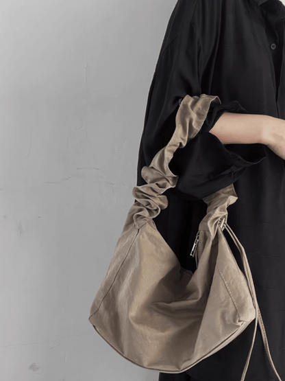 design drawstring dual-use shoulder crossbody bag st1637