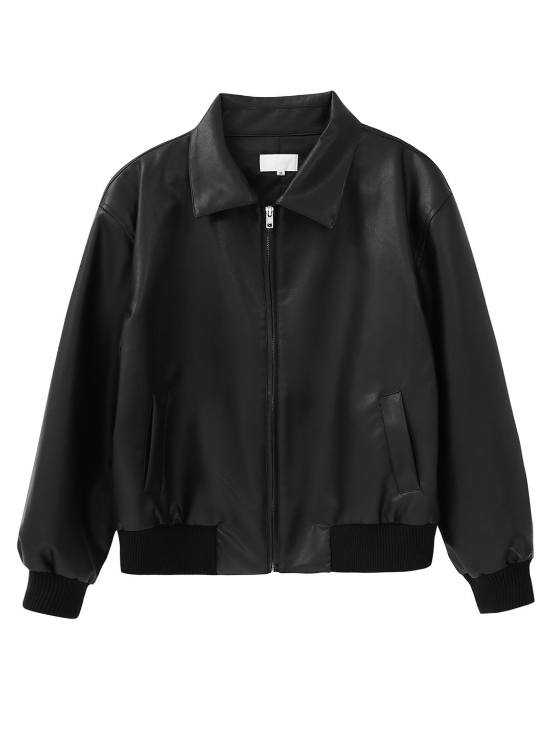 [HOHO] Dumb black leather jacket st1523