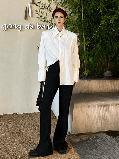 [EVERDANA] All Match Flare Pants st1114
