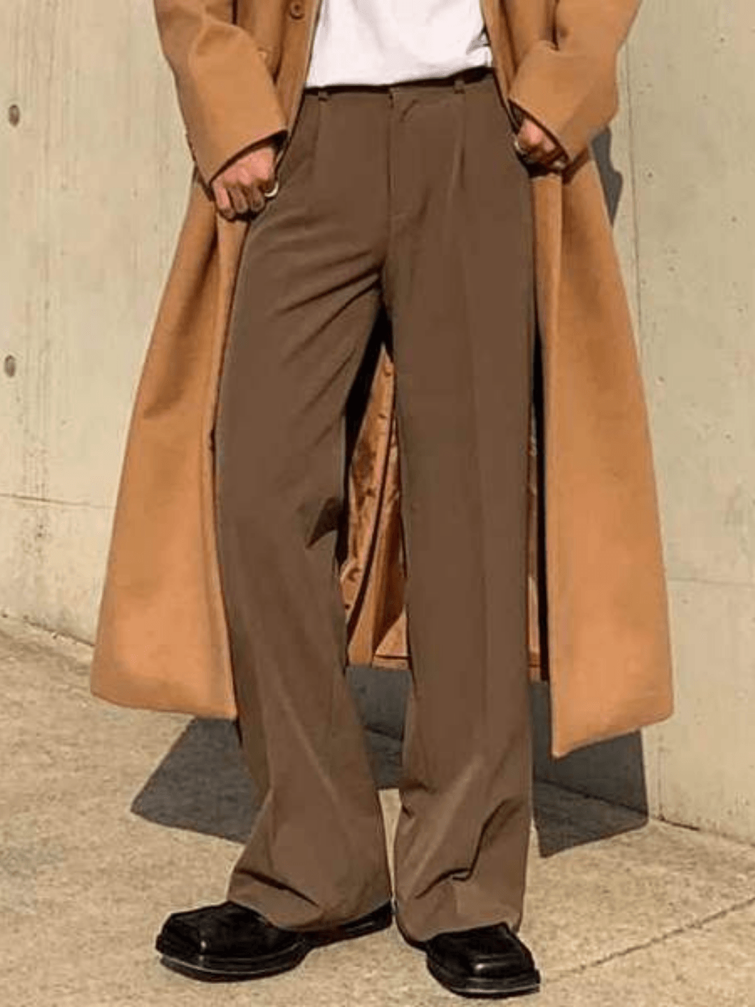 [David&me] Loose Silhouette Flare Slacks st1031