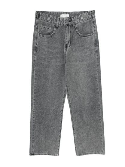 [HOHO] Loose Straight Denim Pants st1234