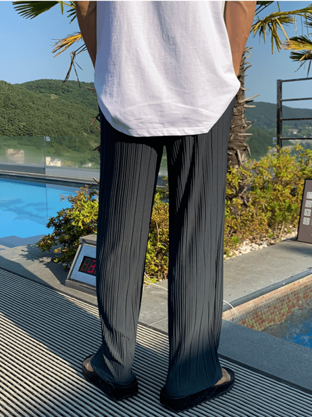 [MRCYC] Straight Pleated Pants st1223