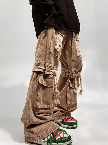[UUCSCC] vintage straight wide leg pants st2328