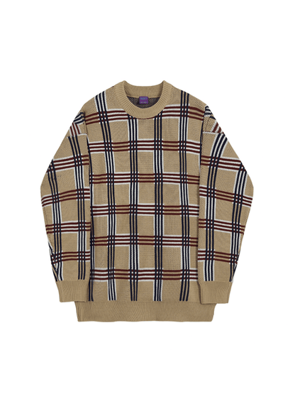 [MRCYC] Plaid Overknit st1623