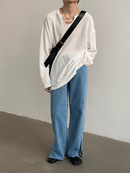 [GENESISBOY] thin bump t-shirt st1301