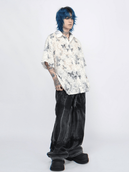 [Mz] butterfly design shirt st2265