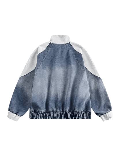 [XPKAEAX] denim loose trend white jacket st1906