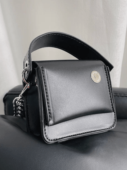 Chain small leather bag st1528