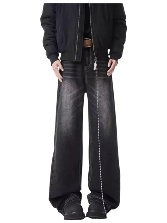 [xhhx] DIRTY FLARE-CUT JEANS st5042