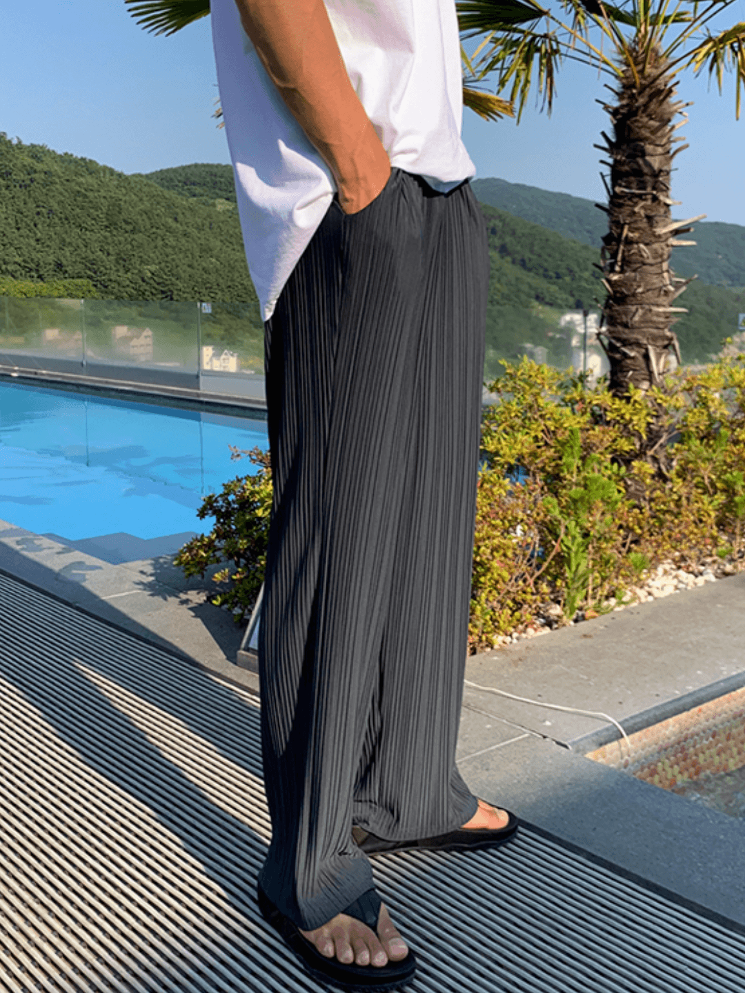 [MRCYC] Straight Pleated Pants st1223