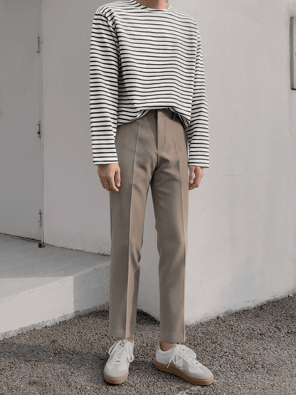 [MRCYC] border long T-shirt st1223