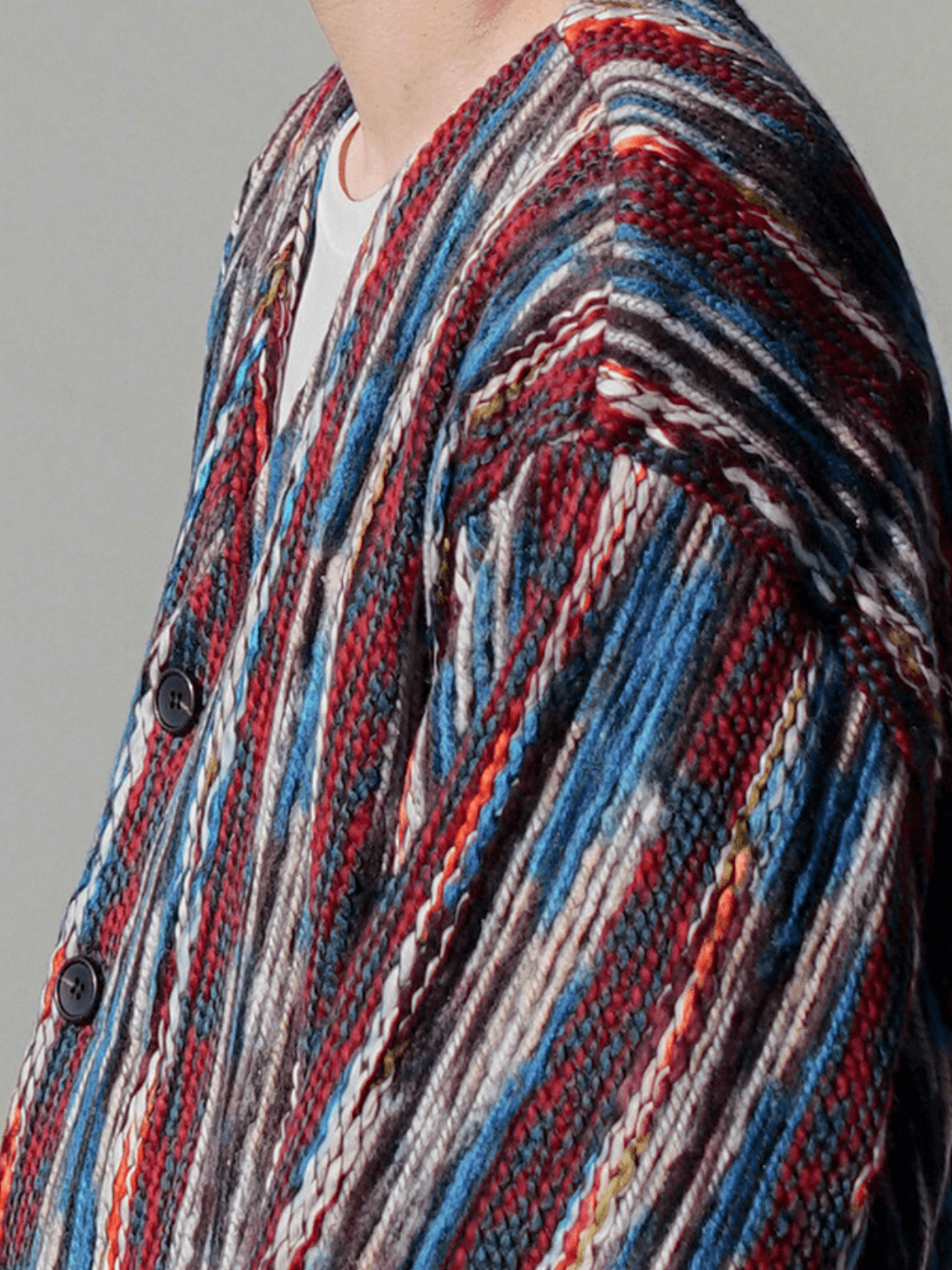 [MRCYC] Middle Color Design Cardigan ST1528
