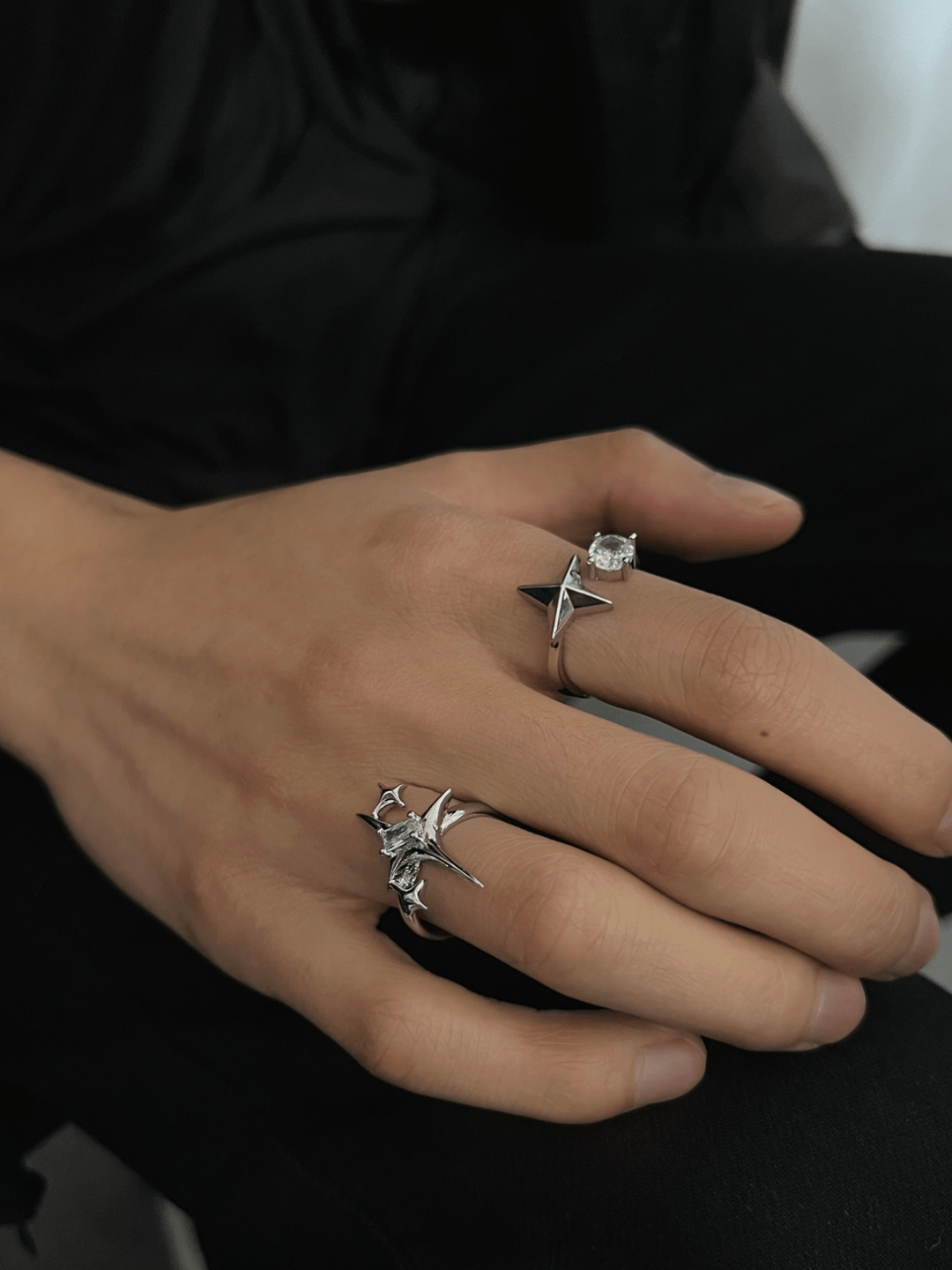 [CHEALIMPID] Sparkling Diamonds Design Rings st1872