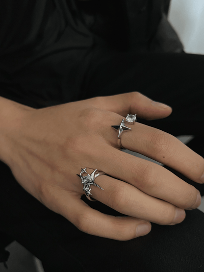[CHEALIMPID] Sparkling Diamonds Design Rings st1872
