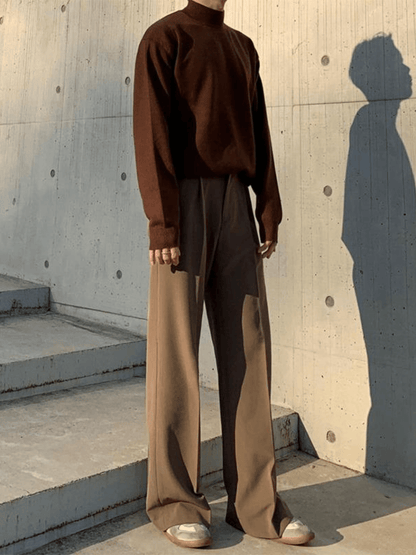 [David&me] Loose Silhouette Flare Slacks st1031