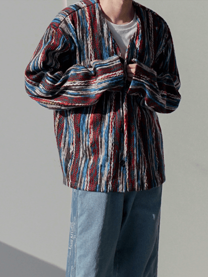 [MRCYC] Middle Color Design Cardigan ST1528