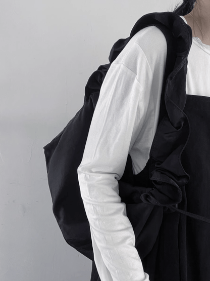 design drawstring dual-use shoulder crossbody bag st1637
