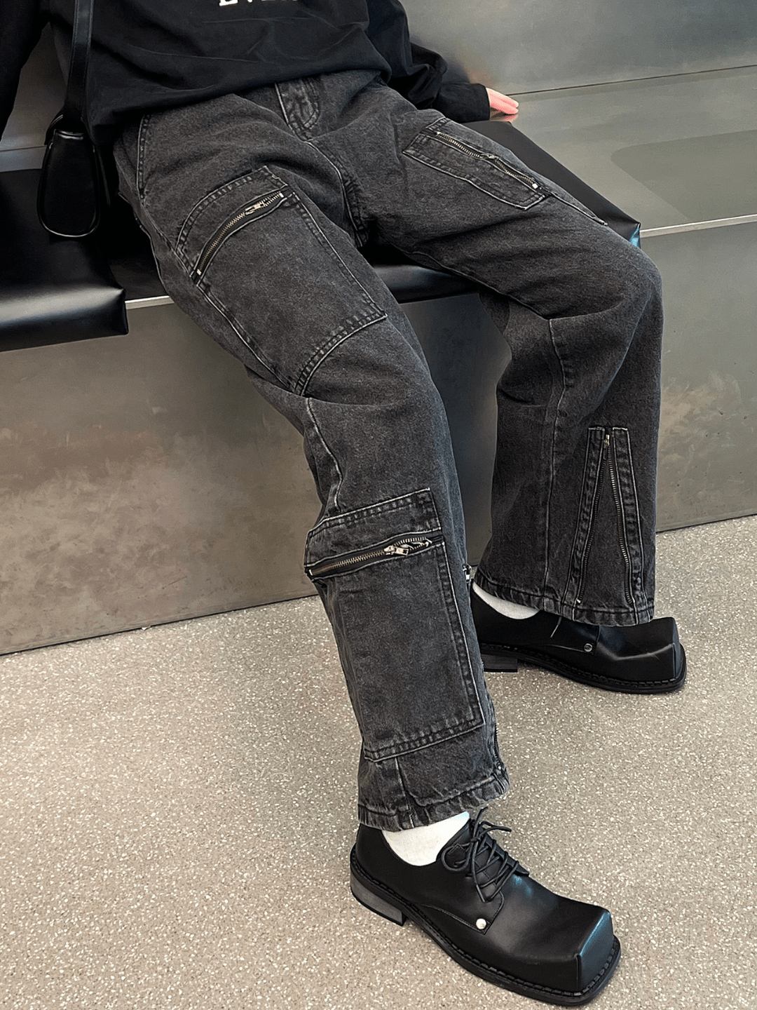 square head Derby shoes ST1885