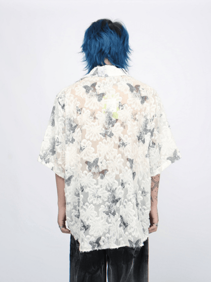 [Mz] butterfly design shirt st2265