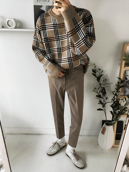 [MRCYC] Plaid Overknit st1623
