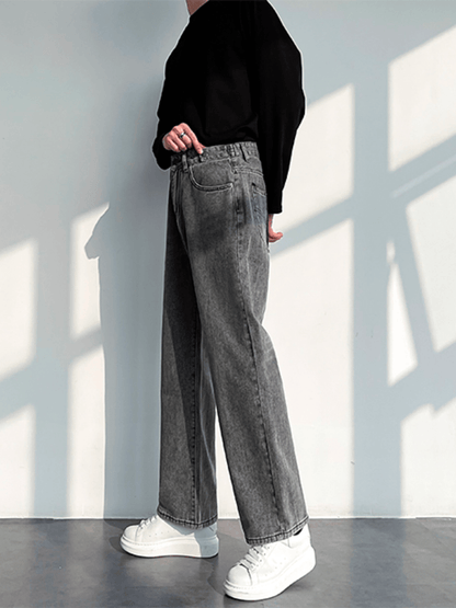 [HOHO] Loose Straight Denim Pants st1234