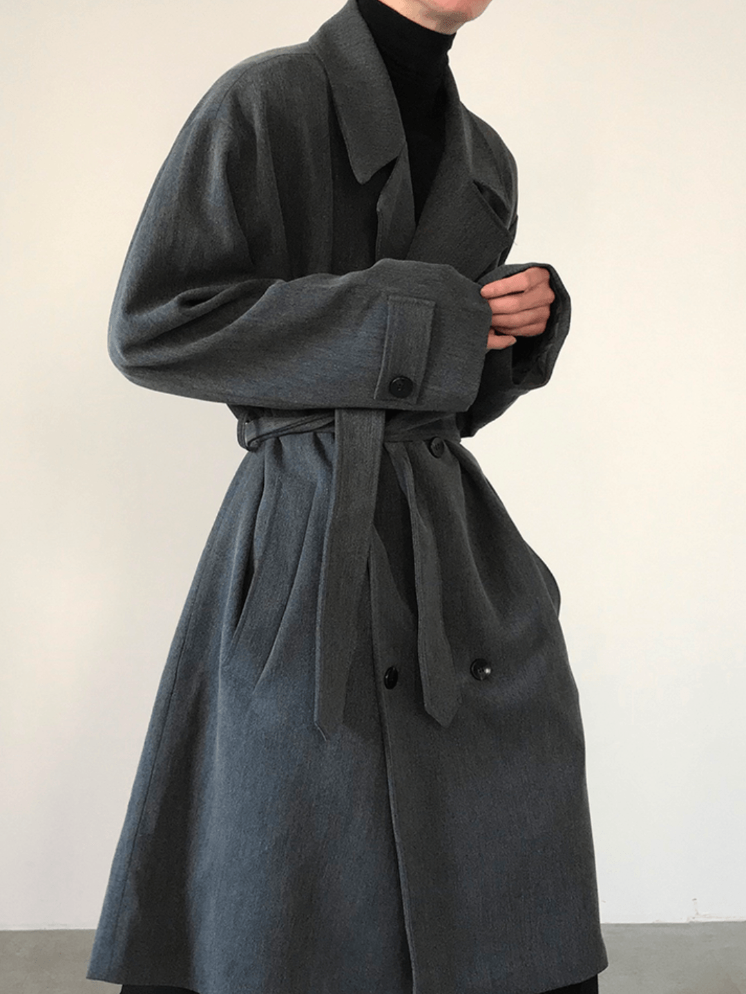 [COLN] Double Breasted Coat st1536