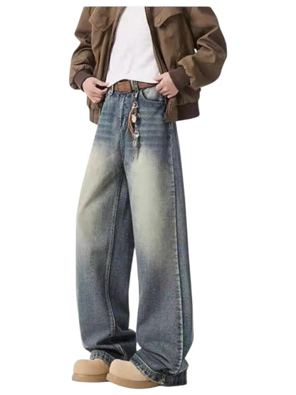 [xhhx] DIRTY FLARE-CUT JEANS st5042