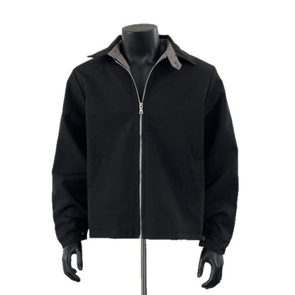 [FLAT ROOM] CLEANFIT PLAID COLLAR ZIP JACKET st5010