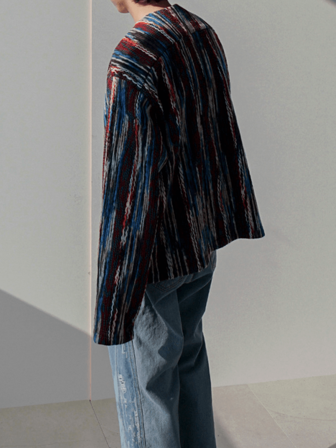 [MRCYC] Middle Color Design Cardigan ST1528