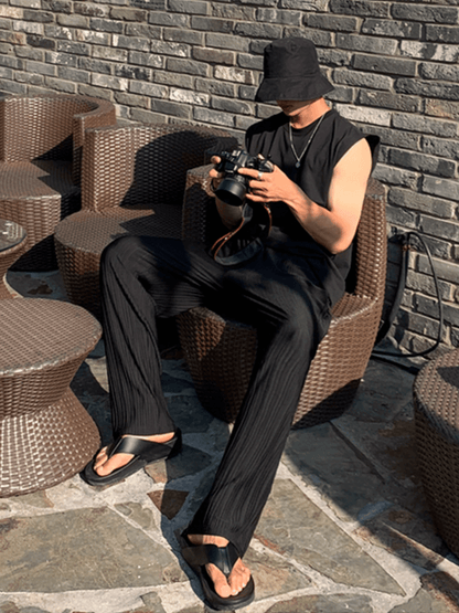 [MRCYC] Straight Pleated Pants st1223