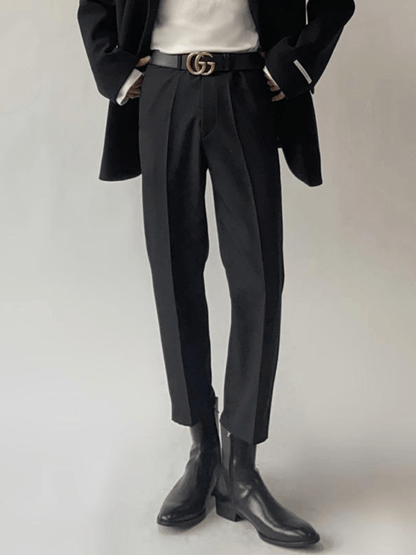 [David&me] Center Press Ankle Slacks st1019