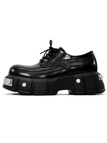 Head Round Toe Leather Shoes st1948