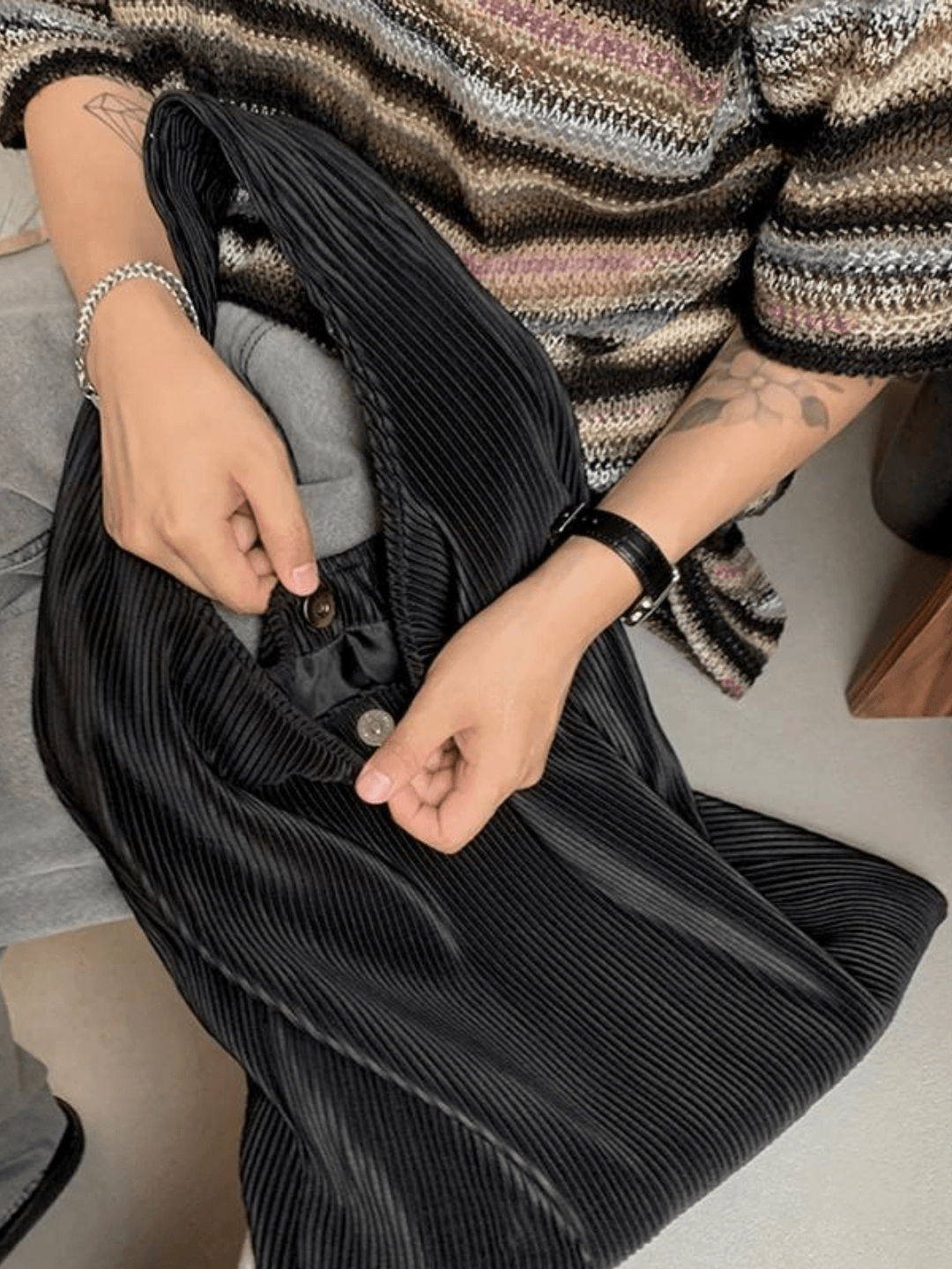 [MRCYC] Pleated Tote Bag st1141