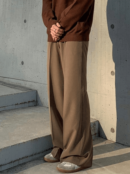 [David&me] Loose Silhouette Flare Slacks st1031