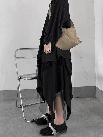 design drawstring dual-use shoulder crossbody bag st1637