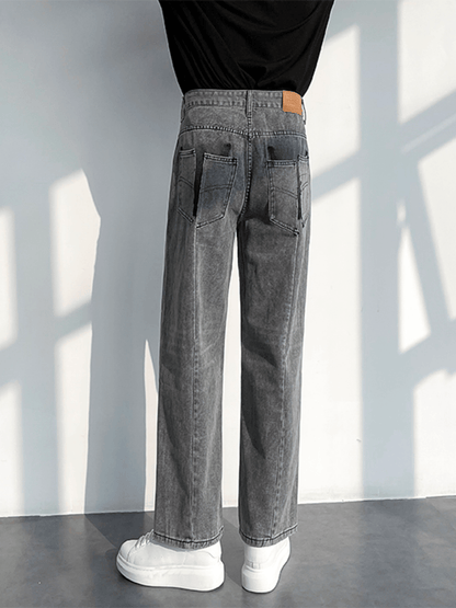 [HOHO] Loose Straight Denim Pants st1234