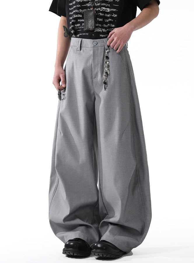 [BLANKIN] DRAPED PLEAT WIDE TROUSERS st5014